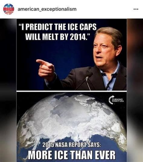 Fact Check: Al Gore did not ‘predict’ ice caps melting。